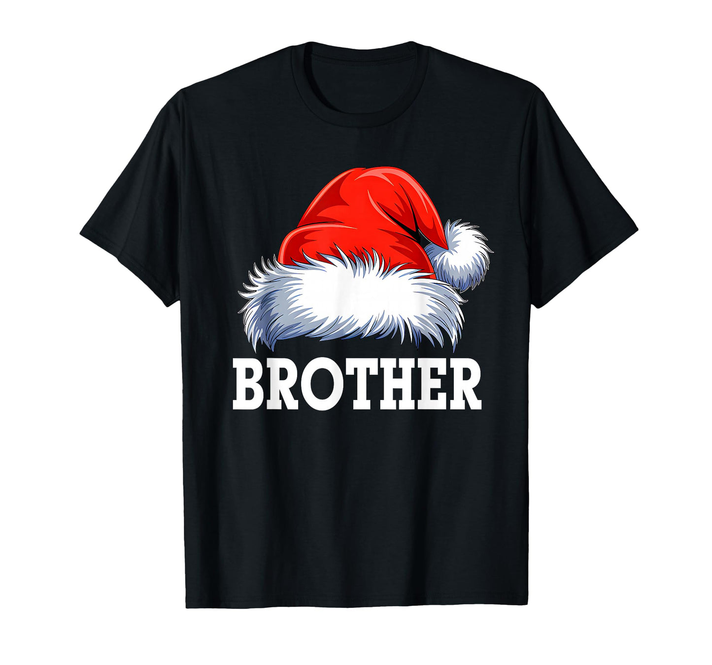 Brother Santa Christmas Family Matching Pajamas Xmas Squad T-Shirt