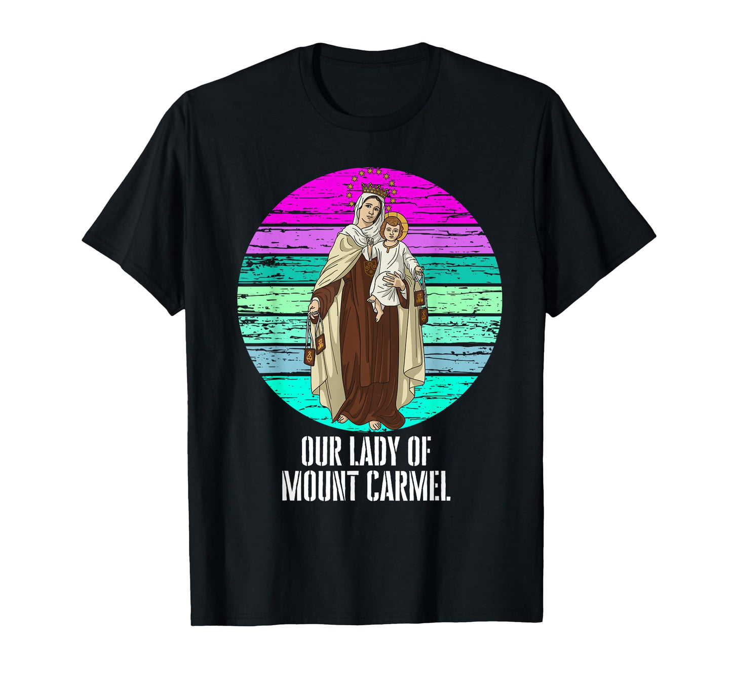 Our Lady of Mount Carmel Marian Catholic T-Shirt