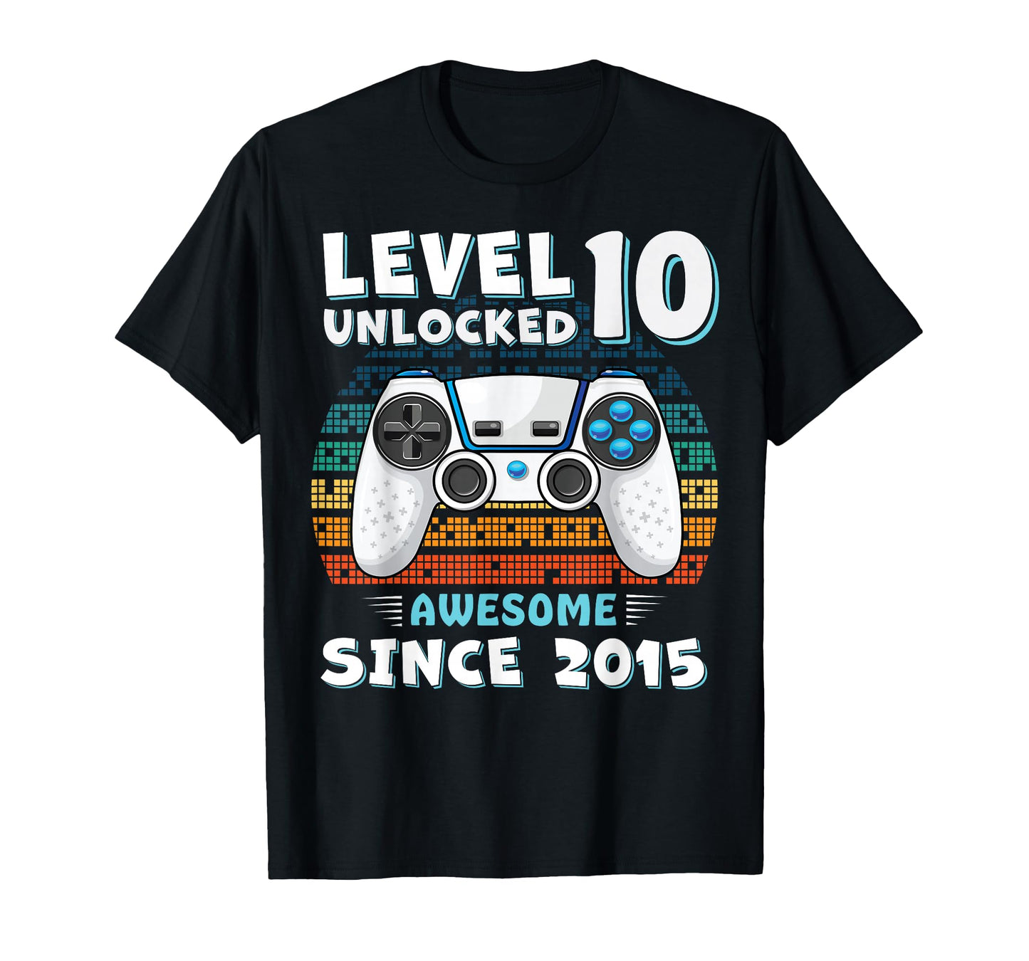 10 Year Old BDay Decorations Son Boy 10yr 2015 10th Birthday T-Shirt