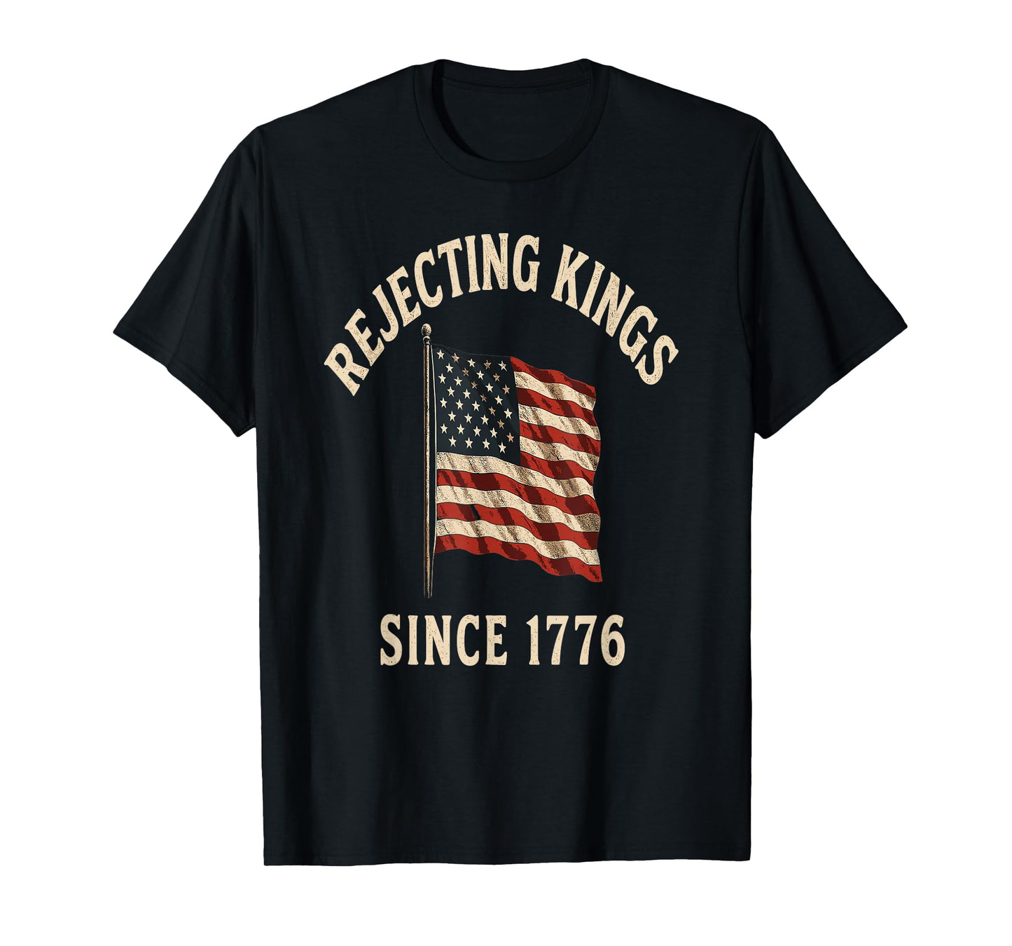 No Kings Vintage Patriotic Freedom Liberty Usa Liberty T-Shirt