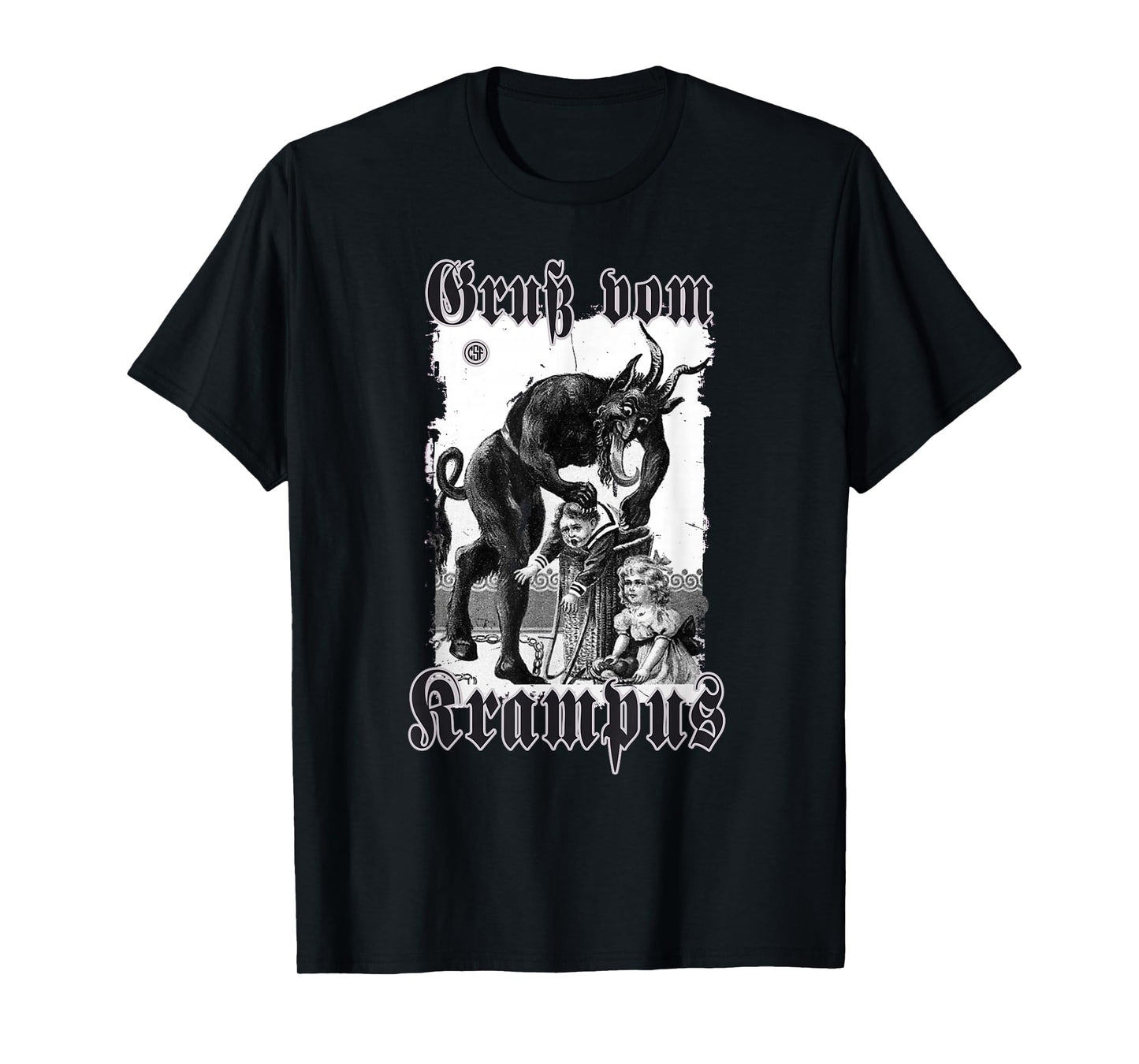 Greeting from Krampus Christmas Legend Figure T-Shirt