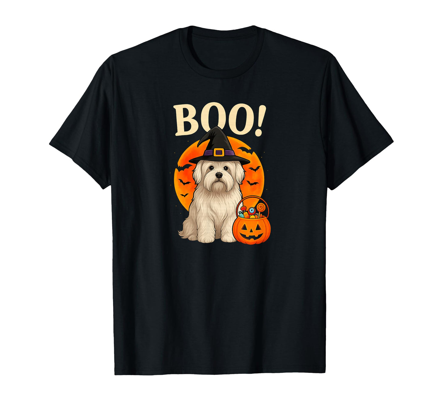 Halloween Dog Witch – Boo T-Shirt