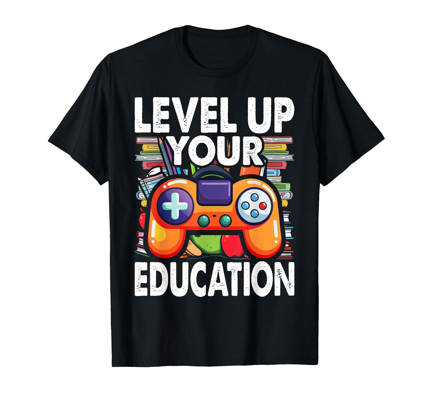 Level Up Your Education - Gaming-Inspired Teacher Design T-Shirt