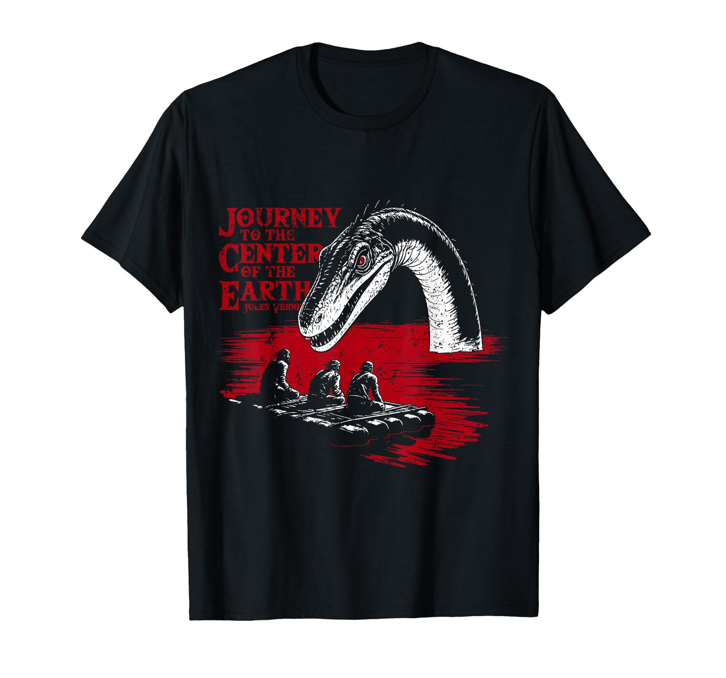 Journey to the Center of the Earth Jules Verne Vintage T-Shirt