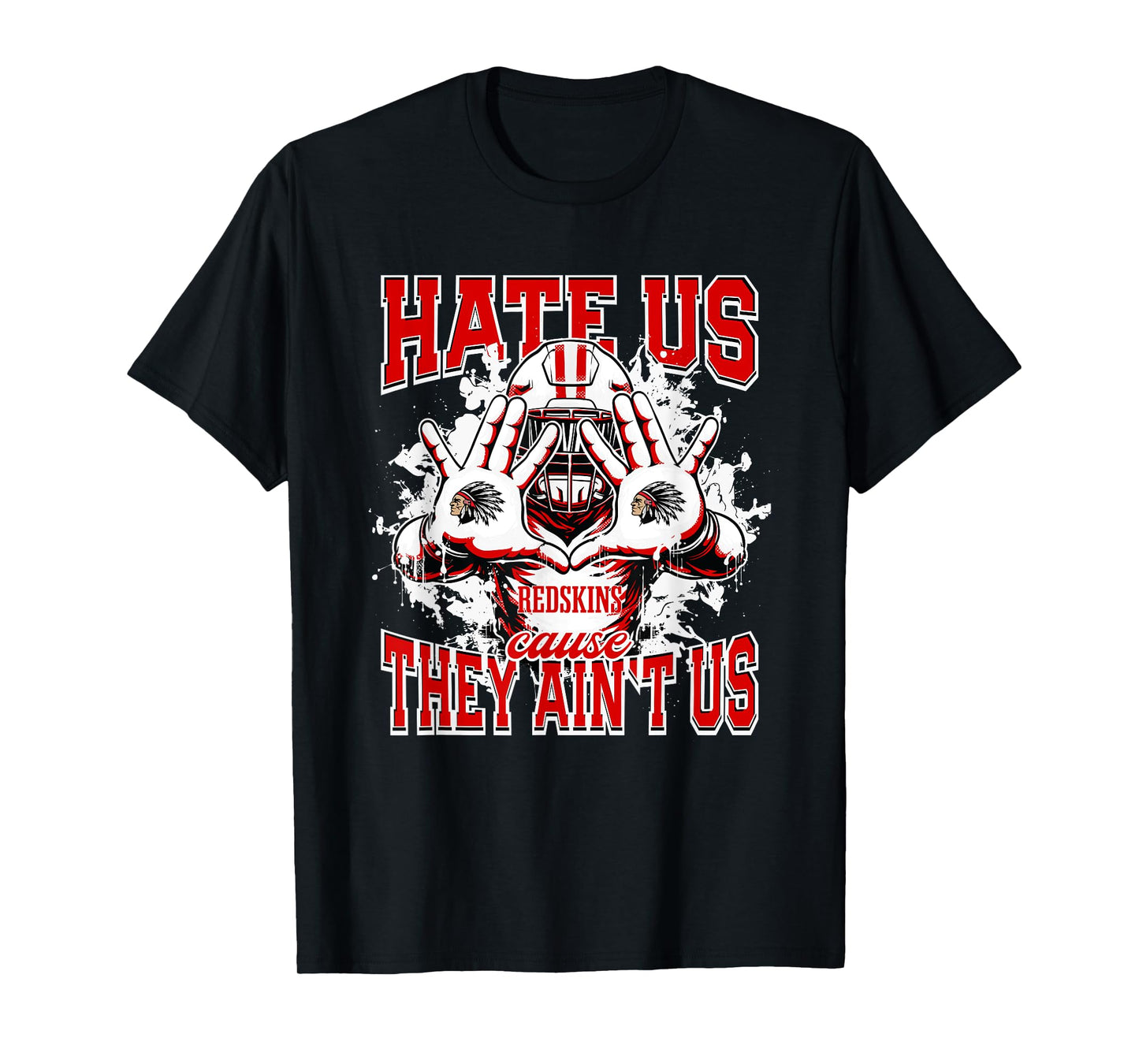 Social Circle Redskins Logo Hate Us Cause They Ain't HS T-Shirt