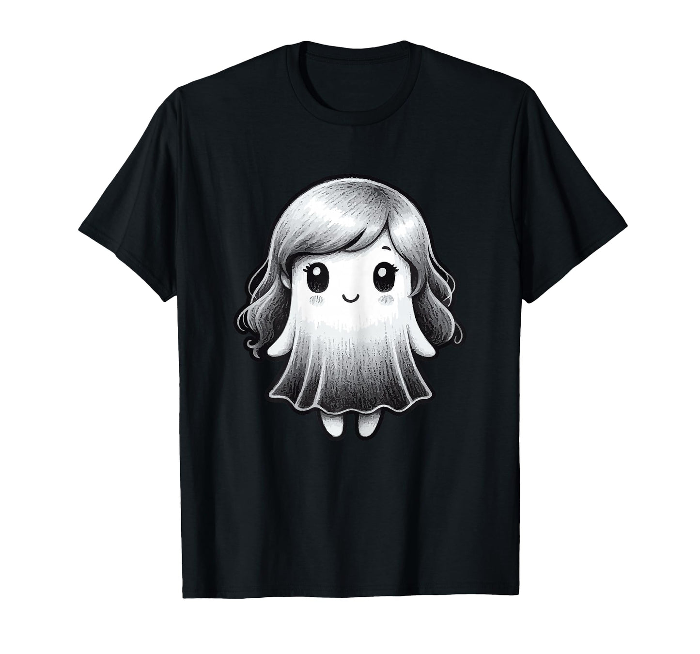 Female Ghost - Halloween T-Shirt