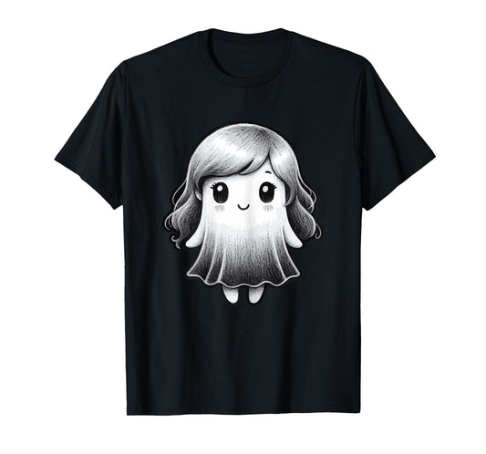 Female Ghost - Halloween T-Shirt