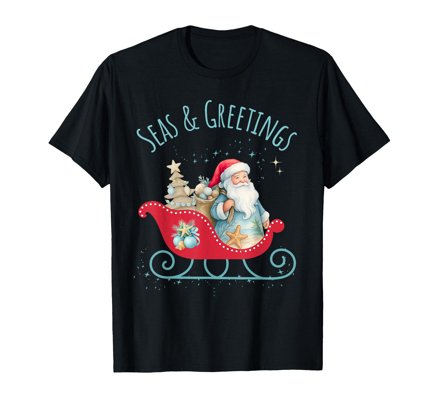 Seas & Greetings Beachy Christmas T-Shirt
