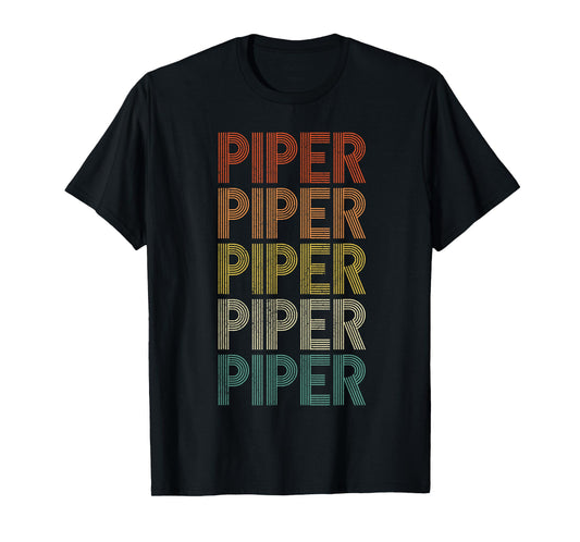 Piper Vintage Retro T-Shirt