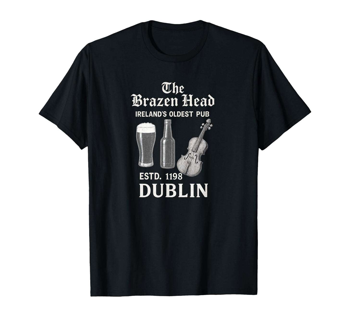 The Brazen Head Dublin Ireland’s Oldest Pub Vintage Design T-Shirt
