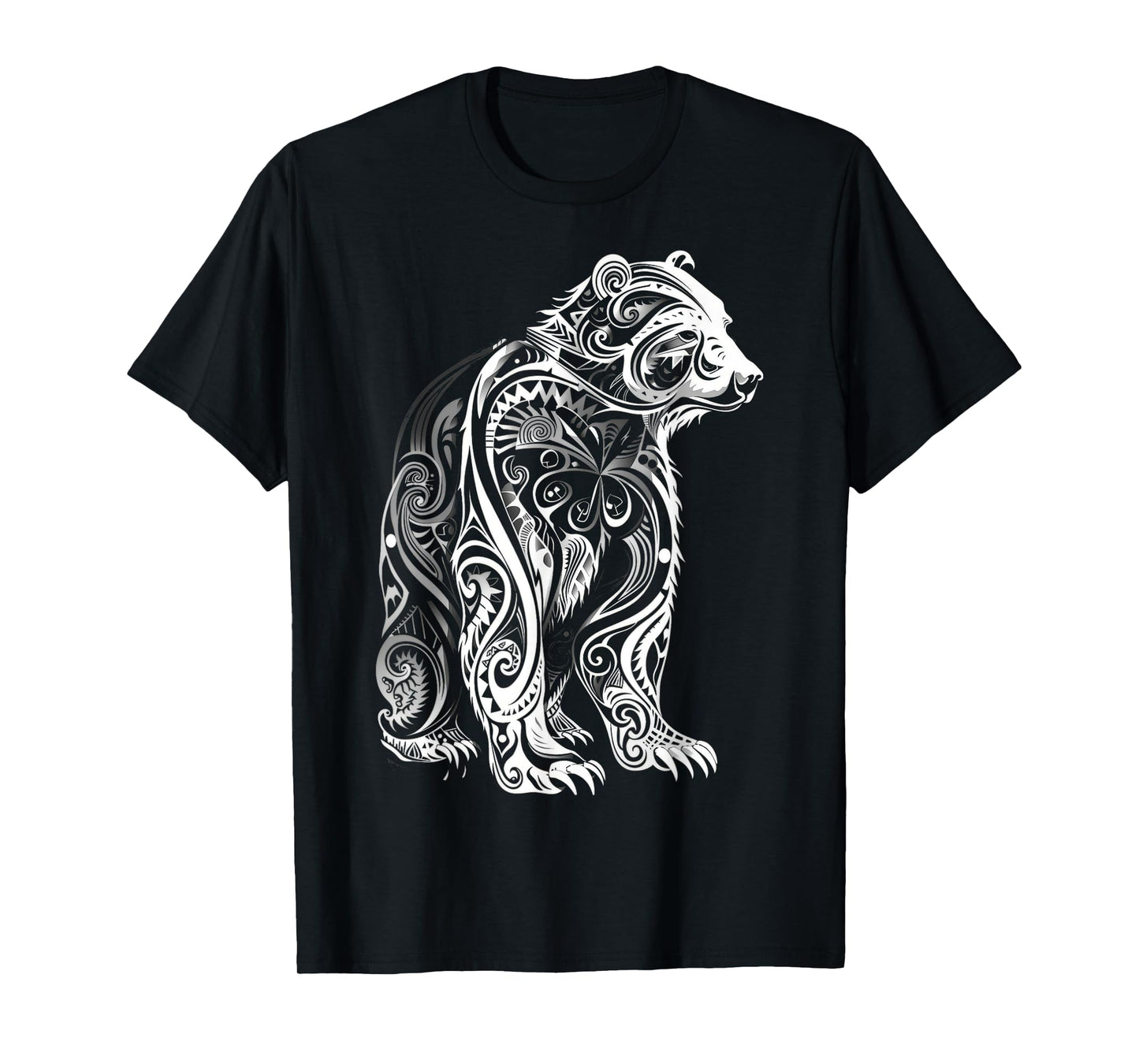 Bear Tribal Vintage Retro Graphic T-Shirt