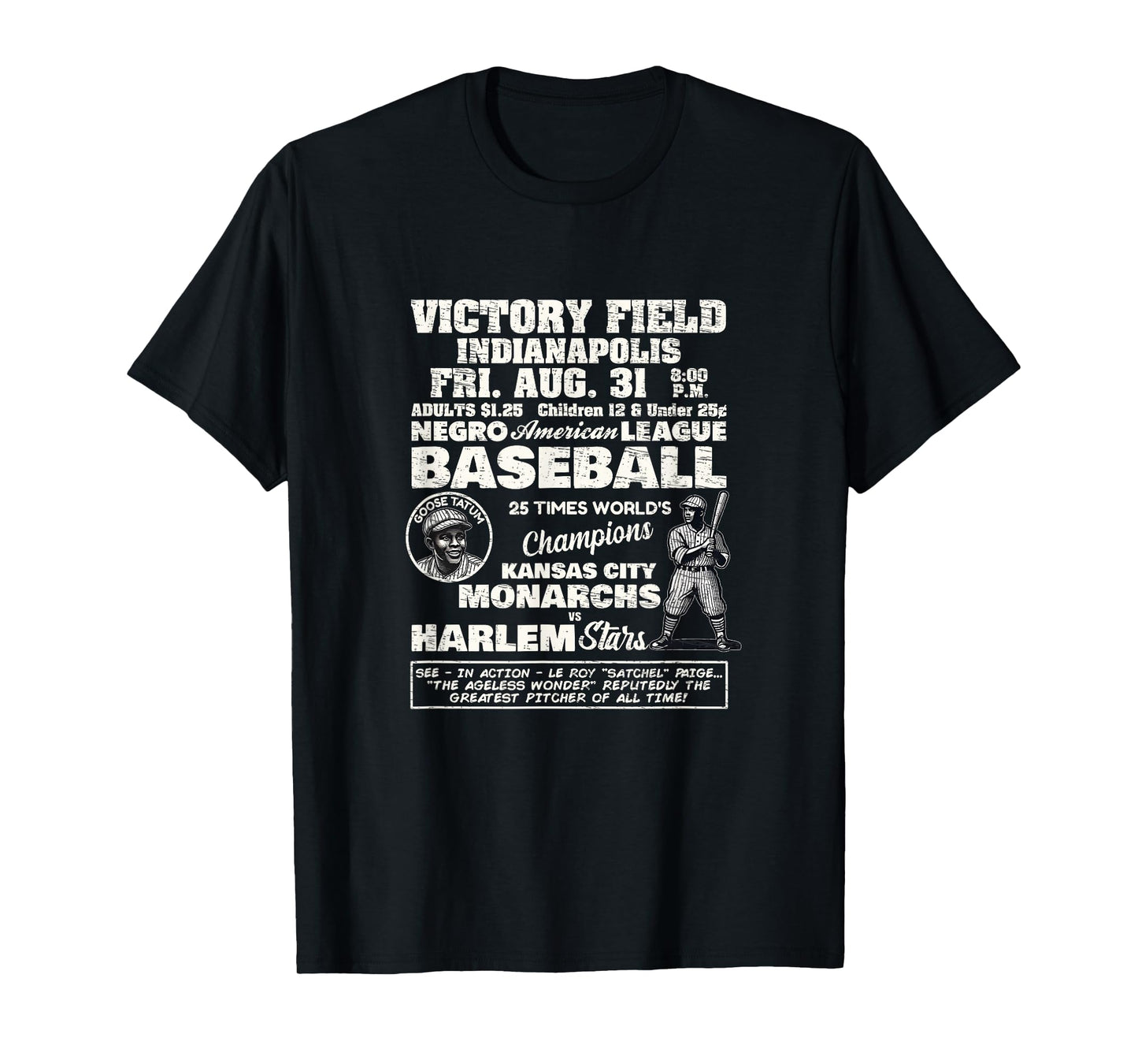 Vintage New York Negro League Baseball Black History Month T-Shirt