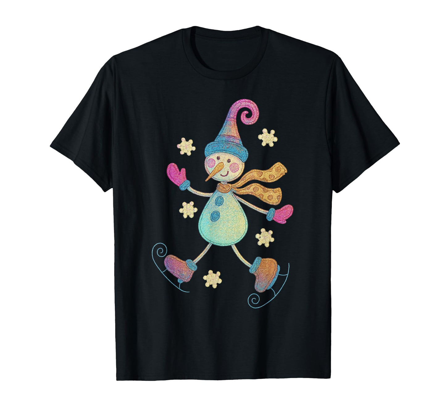 Snowman Christmas 2025 Family Matching Funny Winter T-Shirt
