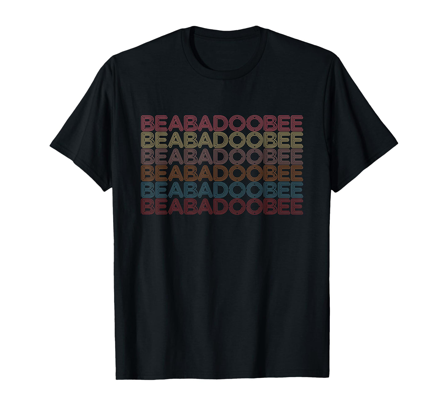Beabadoobee First Name Apparel Retro Vintage T-Shirt - Unisex Adults, Black, Small, Short Sleeve, T-Shirt