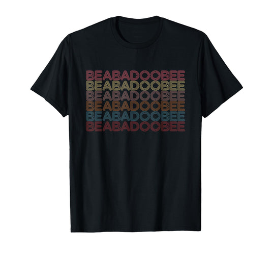 Beabadoobee First Name Apparel Retro Vintage T-Shirt - Unisex Adults, Black, Small, Short Sleeve, T-Shirt