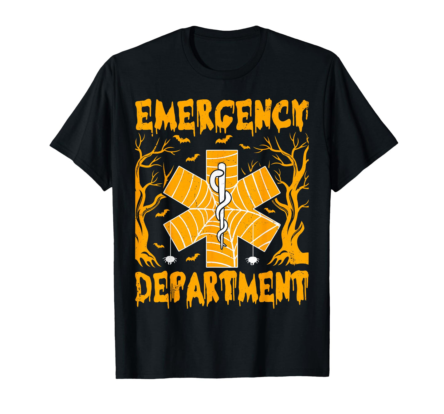 Emergency Department Emergency Room Halloween Spooky Nurse T-Shirt