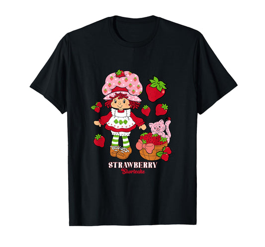 Strawberry Shortcake & Kitty Custard Vintage T-Shirt