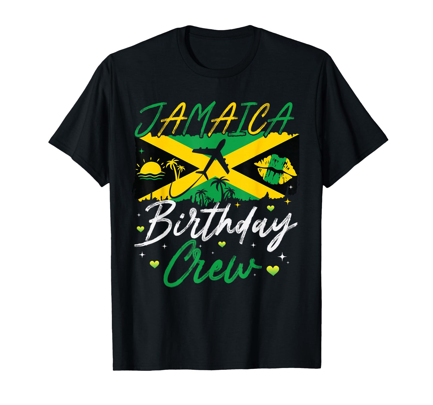 Jamaica Birthday Crew Squad Girls Family Trip 2025 Birthday T-Shirt