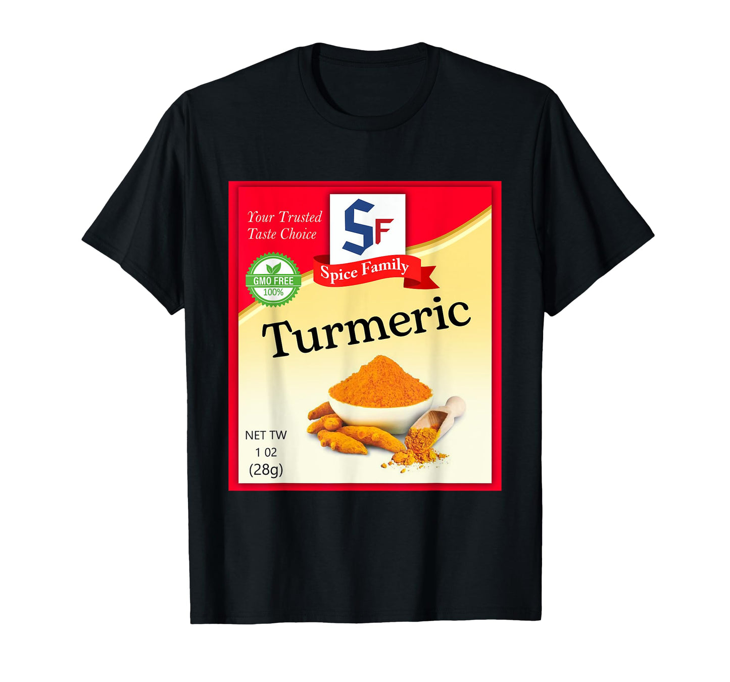 Turmeric Condiment Costume Holiday Spice Costumes T-Shirt