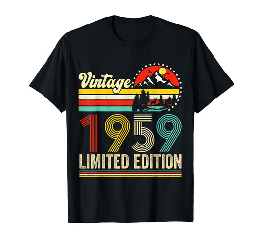 Vintage 1959 Limited Edition 66 years Old 66th Birthday T-Shirt