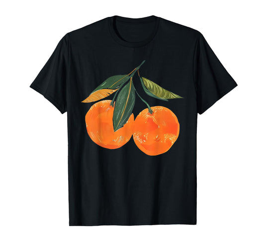 Orange Fruit Aesthetic Vintage T-Shirt