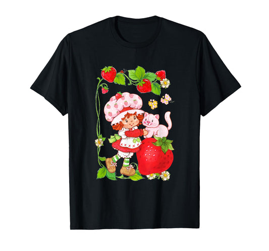 Strawberry Shortcake & Kitty Berry Picking Vintage T-Shirt