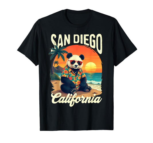 California Panda Zoo San Diego New Year 2025 Family Vaction T-Shirt