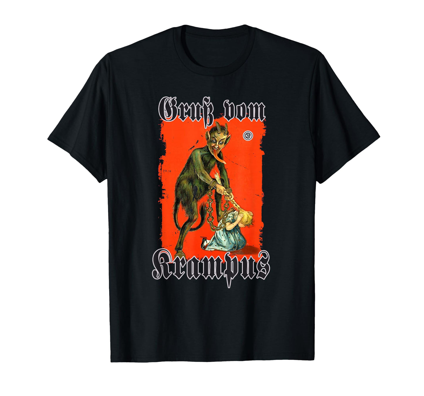 Greeting from Krampus Christmas Legend Figure T-Shirt