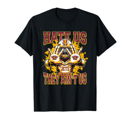 Northeastern Jets Logo Hate Us Cause They Ain't HS T-Shirt