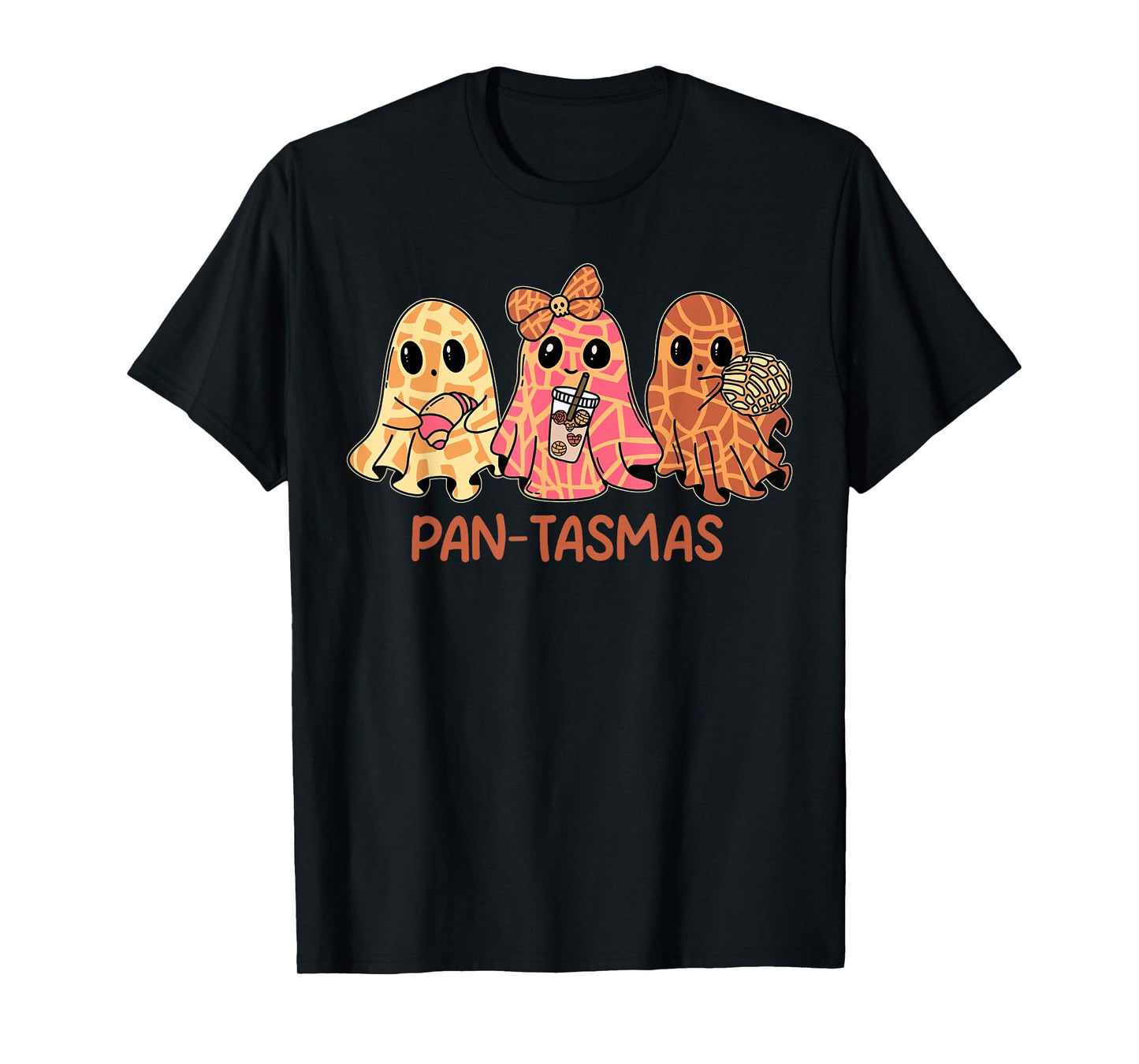 Pantasmas Ghost Coquette Bow Funny Conchas Mexican Halloween T-Shirt