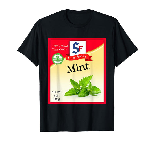 Mint Condiment Costume Holiday Spice Costumes T-Shirt