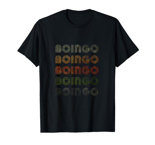 Love Heart Boingo Tee Grunge Vintage Style Black Boingo T-Shirt