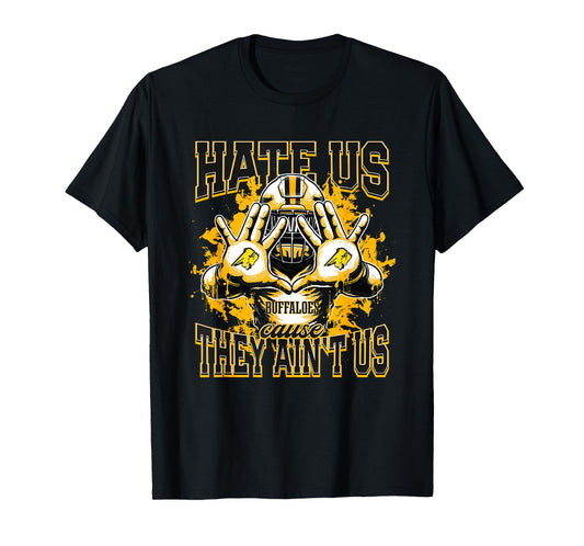 Giddings Buffaloes Logo Hate Us Cause They Ain't HS T-Shirt