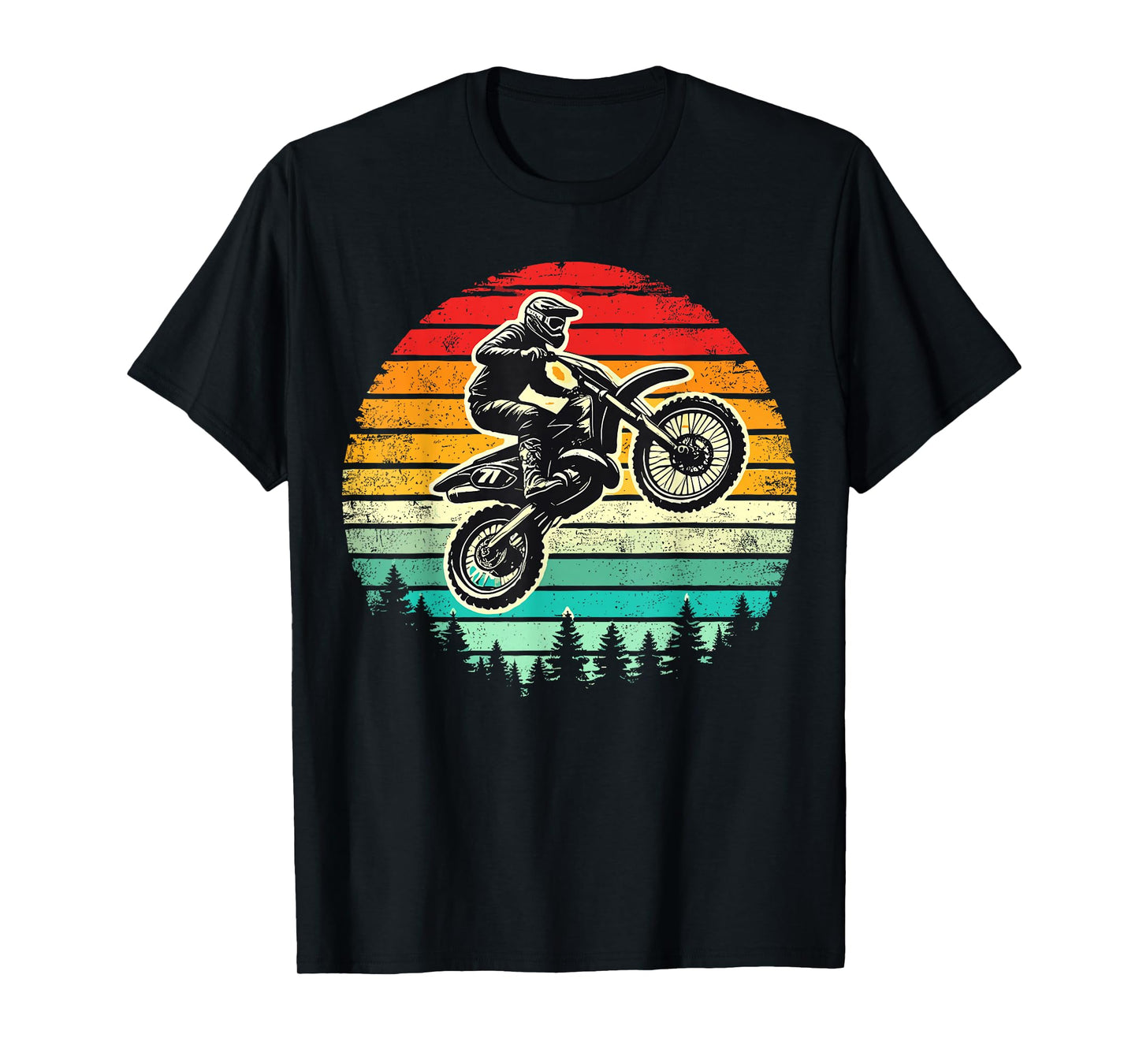 Dirt Bike Rider Vintage Motorcycle Motocross T-Shirt