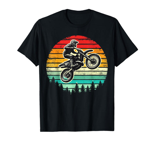 Dirt Bike Rider Vintage Motorcycle Motocross T-Shirt