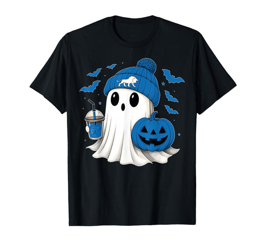 Vintage Retro Ghost Pumpkin Lion Gift for Men Women Kid T-Shirt