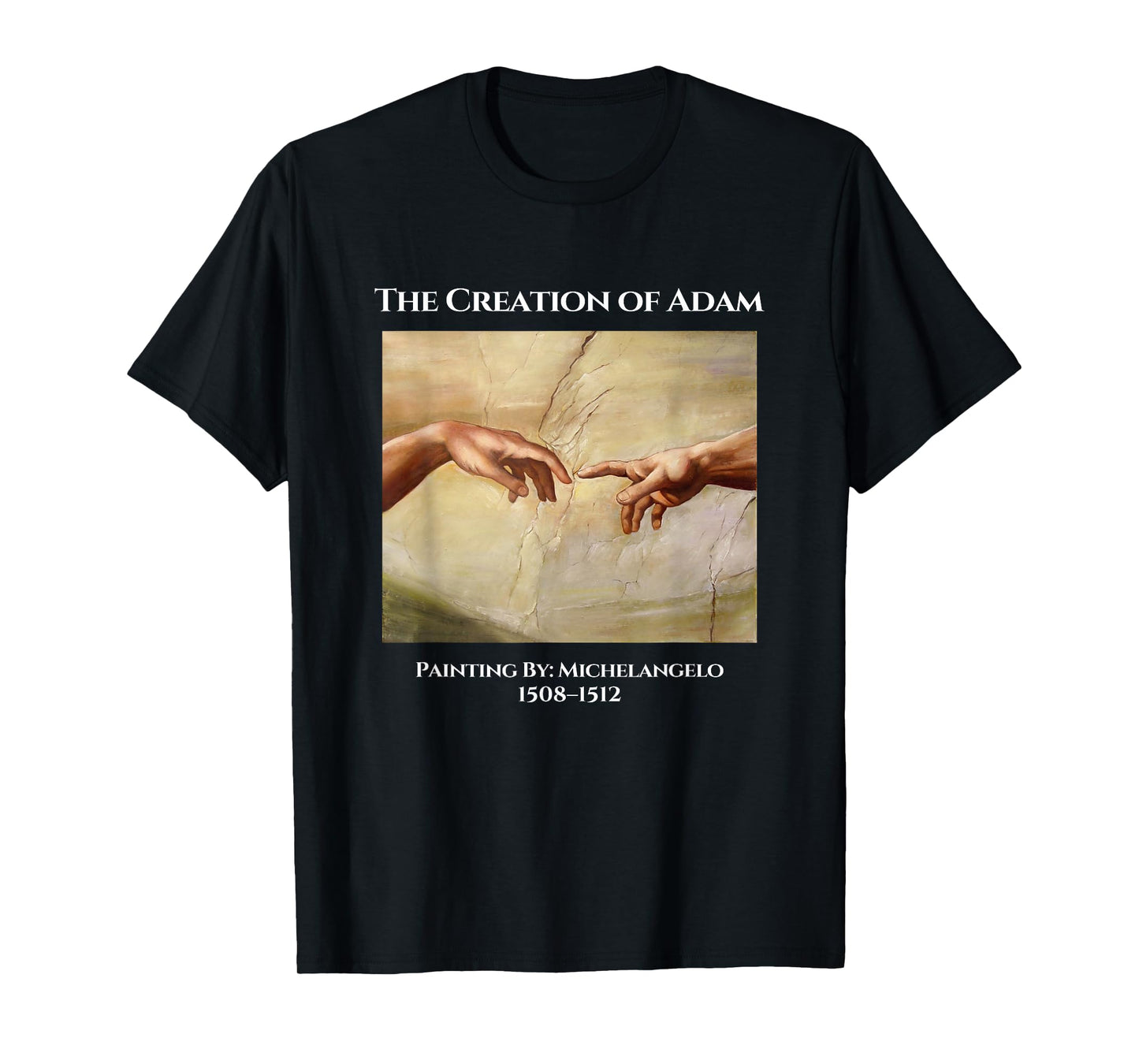 The Creation of Adam Novelty Graphic Tees & Cool Art Designs T-Shirt