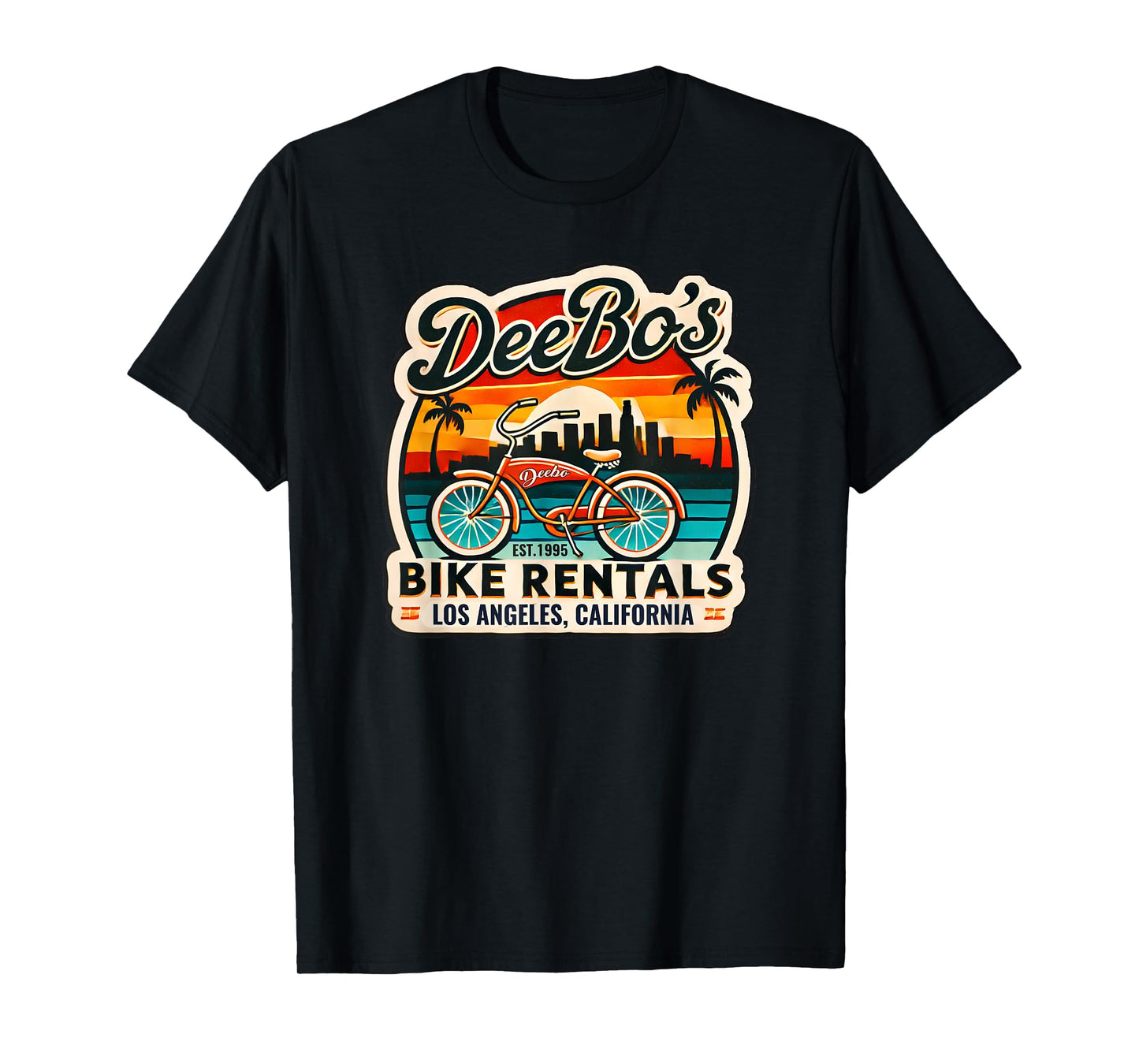 Deebo's Bike Rentals Beach Cruisers 90s Pop Culture T-Shirt