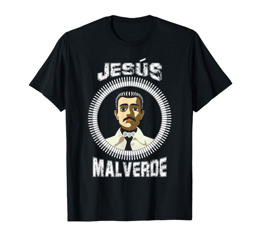 Jesus Malverde Tshirt Mexican Hero Angel Of The Poor Shirt T-Shirt