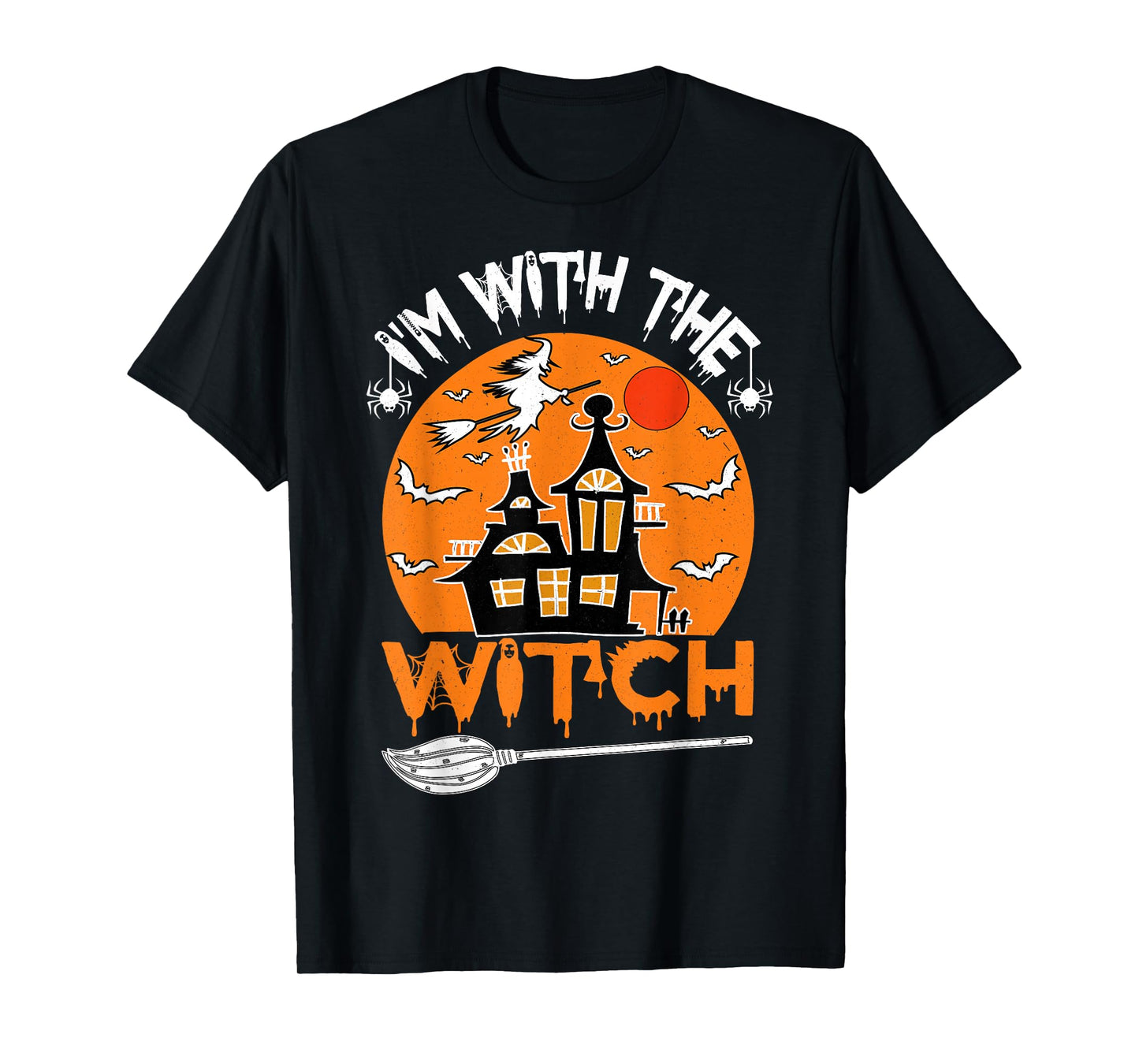 I'm with The Witch Funny Halloween Costume T-Shirt