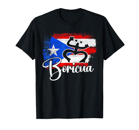 Boricua Puerto Rico Flag Puerto Rican Frog Men Women Kids T-Shirt