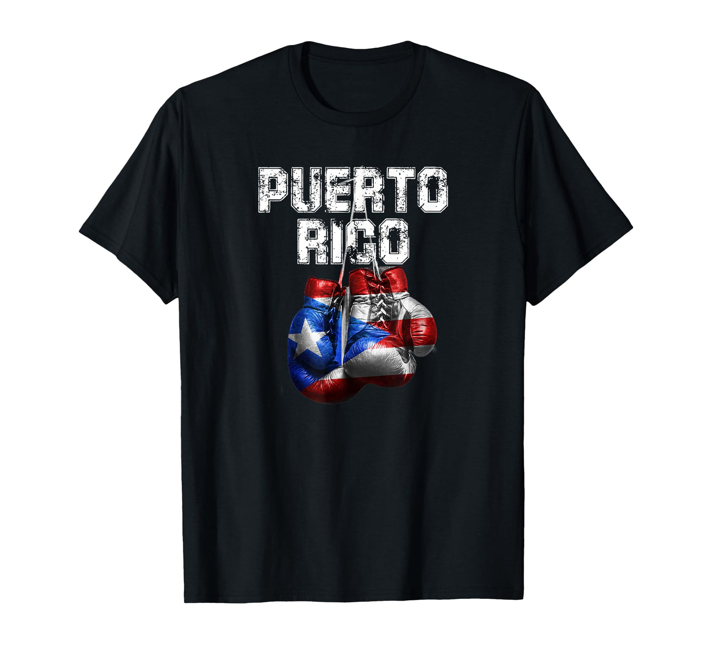 Puerto Rico Pride - Vintage Boxing Gloves T-Shirt T-Shirt