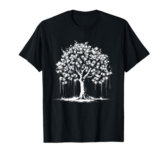 Money-Tree - Vintage Money Graphic Banknotes Lover T-Shirt