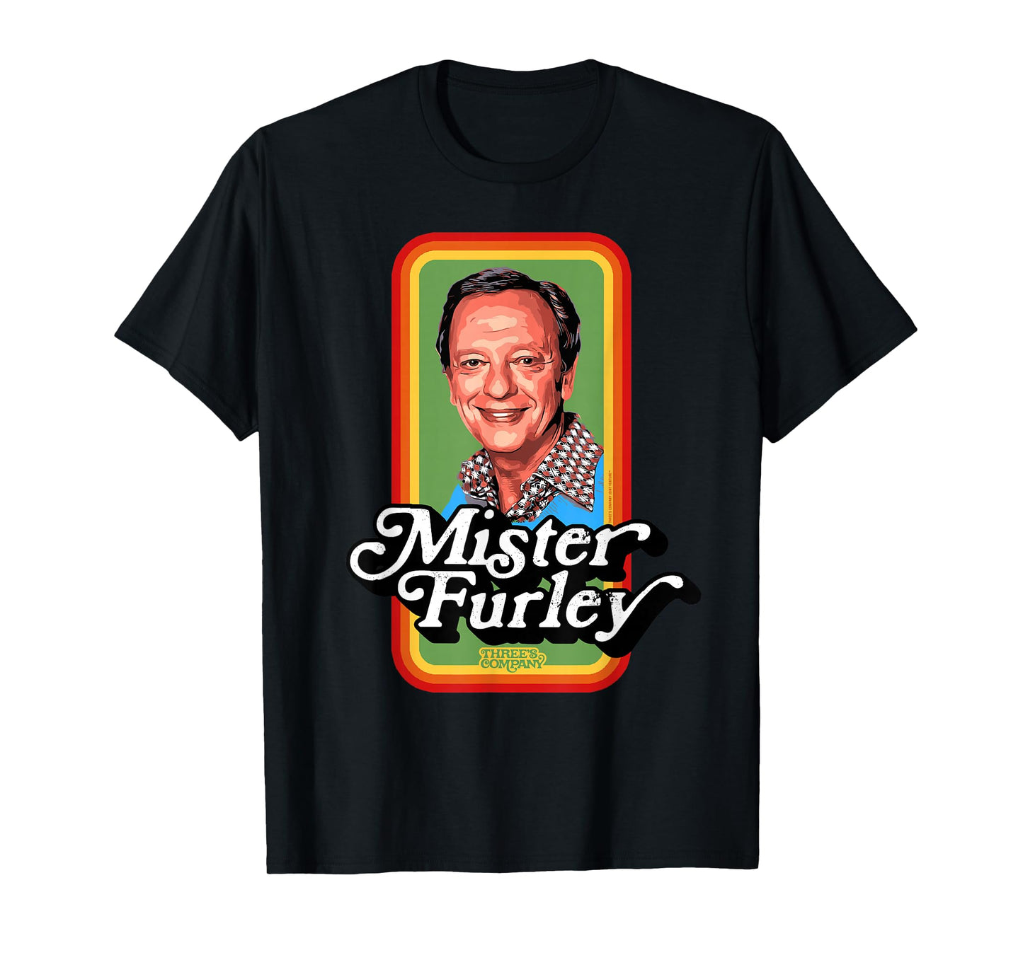 Mister Furley Three's Company Retro 80's T-Shirt