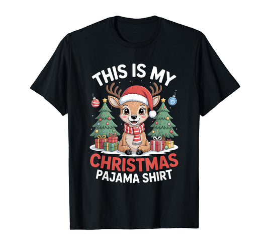 Deer This is My Christmas Pajama T-Shirt