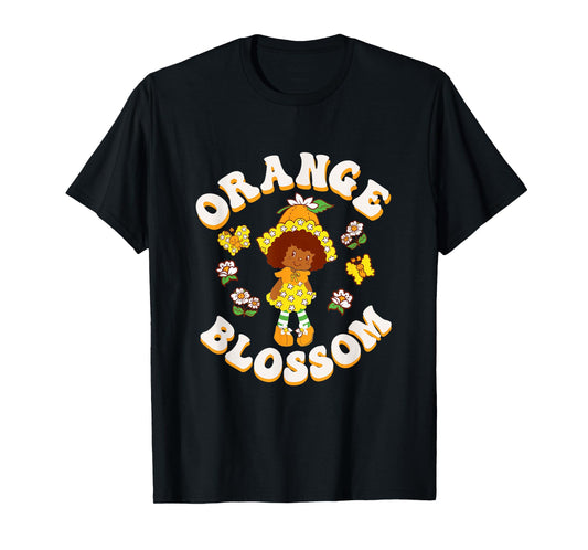 Strawberry Shortcake Orange Blossom Vintage Floral T-Shirt