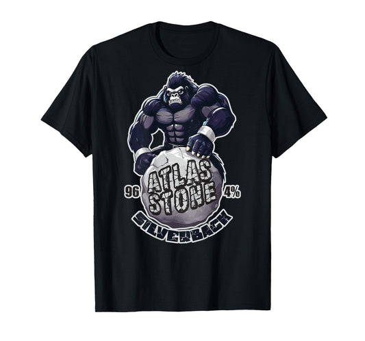 96.4% Silverback Gym, body building, Strongman, Atlas stone T-Shirt