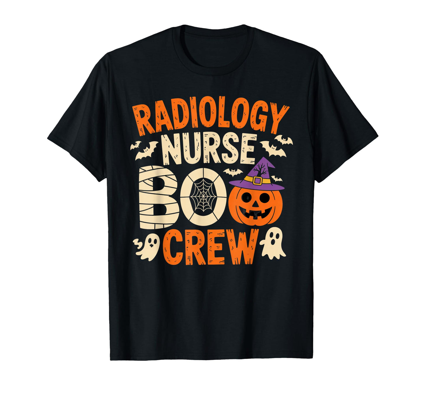 Radiology Nurse Boo Crew Funny Spooky Halloween Outfit T-Shirt