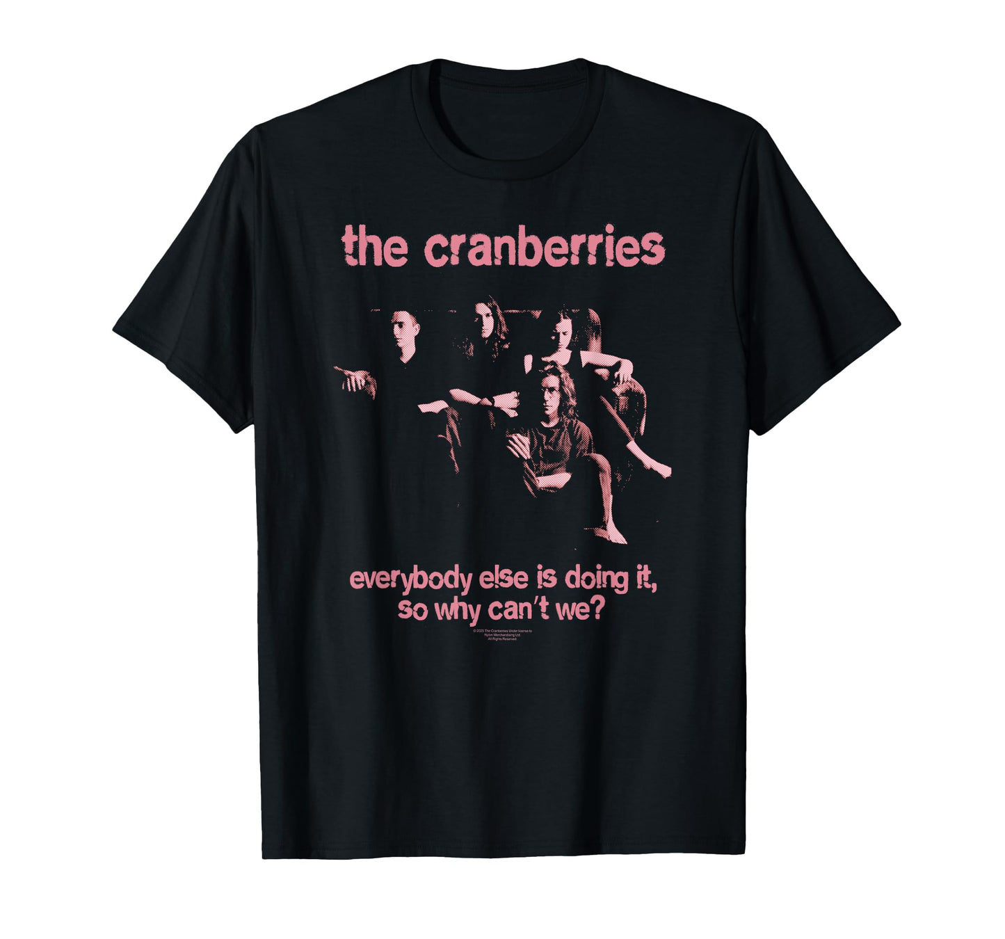 The Cranberries Everybody Else is Doing It Pink Vintage Band T-Shirt