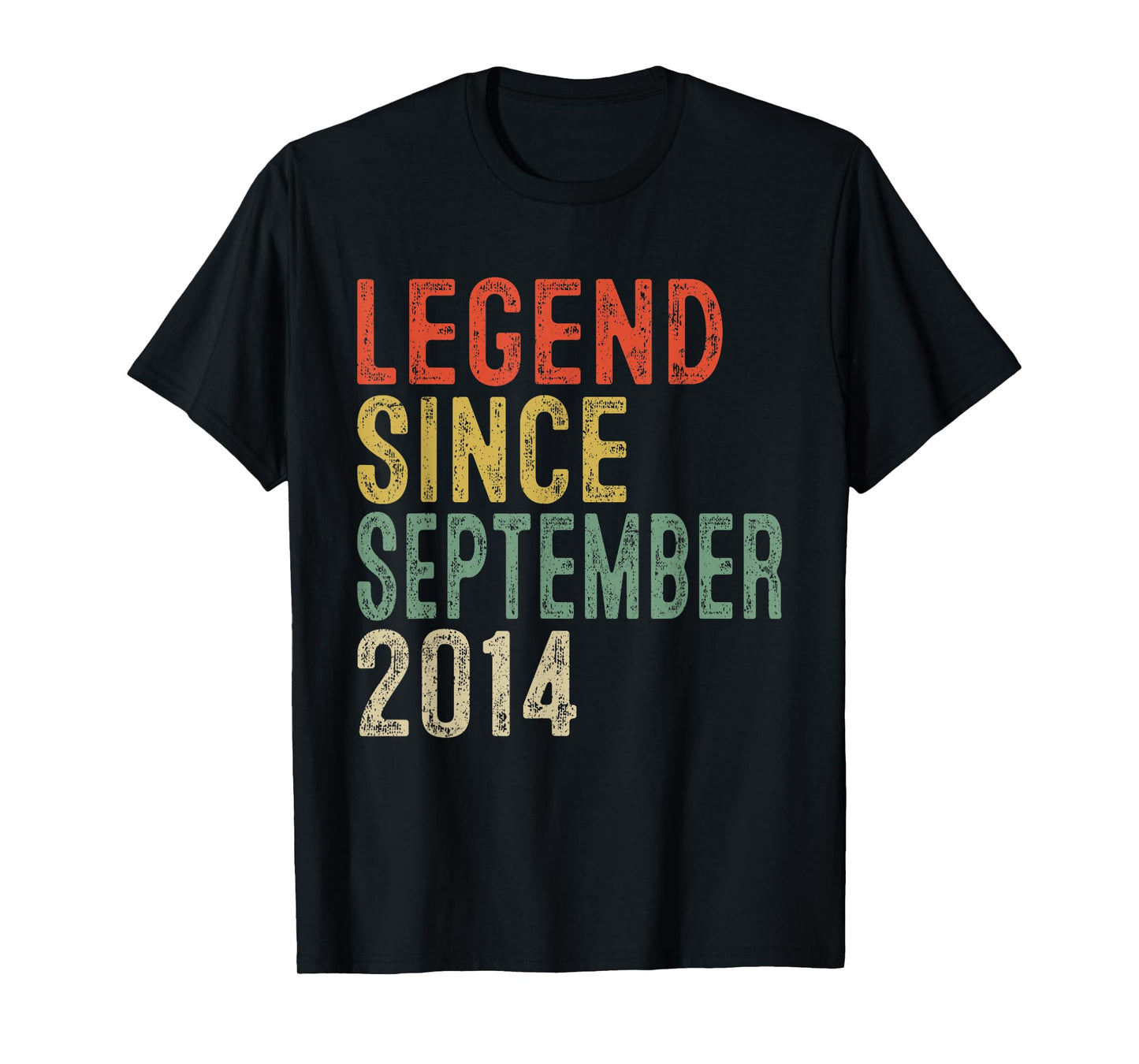 Legend Since September 2014 11th Birthday Gifts 11 Year Old T-Shirt